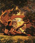 Maxfield Parrish The Knave painting